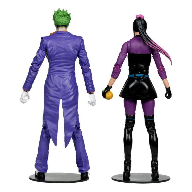 DC Multiverse Action Figures Pack of 2 The Joker & Punchline 18 cm