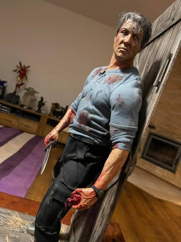 Last Blood: Rambo Sylvester Stallone 1:3 statue - Edinho Maga