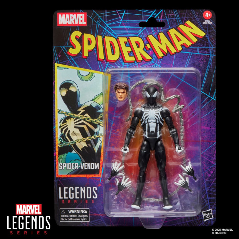 Spider-Man Marvel Legends Retro Action Figure Spider-Venom 15 cm 1