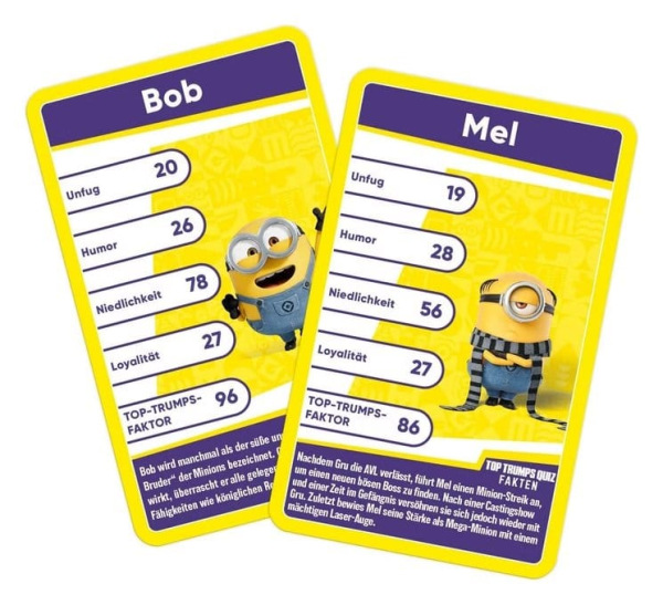 Minions Card Game Top Trumps *German Version* 2