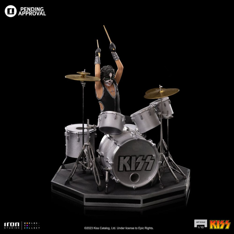 Kiss Art Scale Statue 1/10 Peter Criss Limited Edtition 22 cm 2