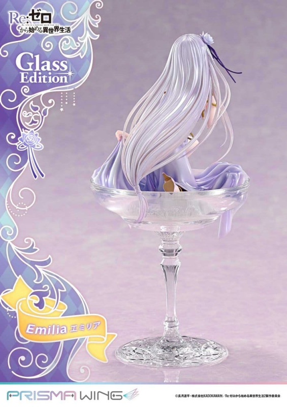 Re:Zero Prisma Wing Statue 1/7 Emilia Glass Edition 29 cm 8