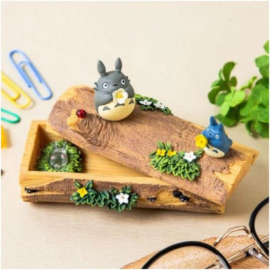 My Neighbor Totoro Diorama / Storage Box Totoro Trumpet 8 cm 1