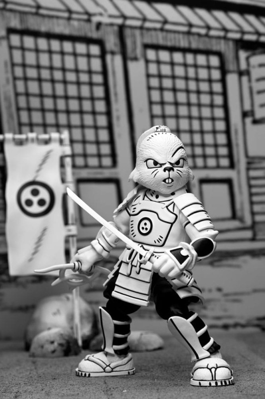 Usagi Yojimbo Action Figure Samurai Usagi Yojimbo (Black & White) 18 cm 5
