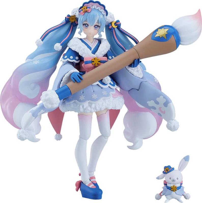 Character Vocal Series 01: Hatsune Miku Figma Action Figure Snow Miku: Serene Winter Ver. 13 cm