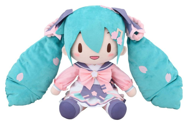 Character Vocal Series 01: Hatsune Miku Fuwa Petit Plush Figure Hatsune Miku New Semester Plush LL 4