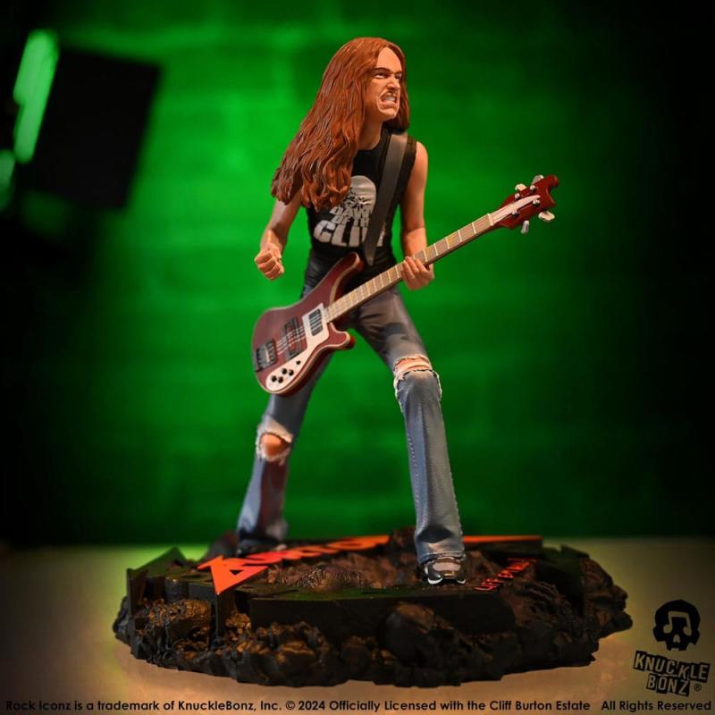 Metallica Rock Iconz Statue Cliff Burton II 22 cm