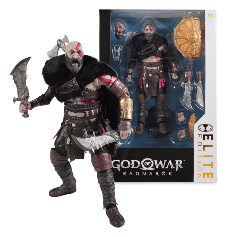 God of War Ragnarok McFarlane Elite Edition Deluxe Action Figure Kratos #18 18 cm 3