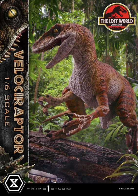 Jurassic Park II Legacy Museum Collection Statue 1/6 Velociraptor 41 cm 3