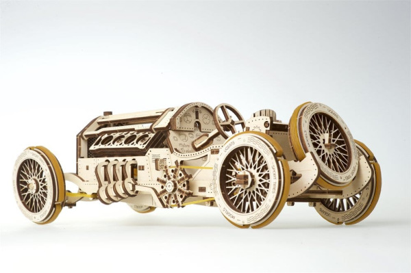 Ugears 3D Wooden Puzzle U-9 Grand Prix Car 8