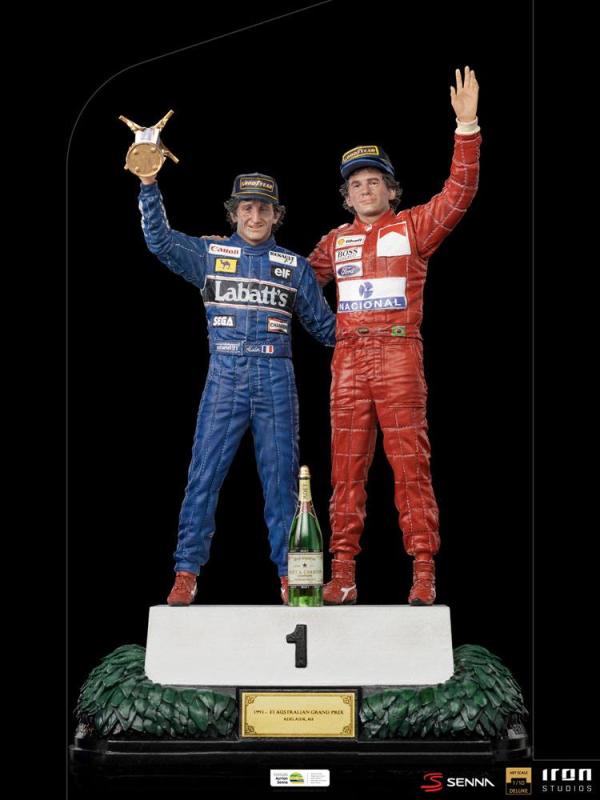 Ayrton Senna Deluxe Art Scale Statue 1/10 Alain Prost & Ayrton Senna (The Last Podium 1993