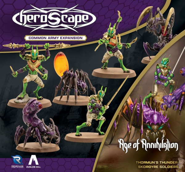 Heroscape Army Expansion Age of Annihilation Skordyre Soldiers (Common) *English Version* 2