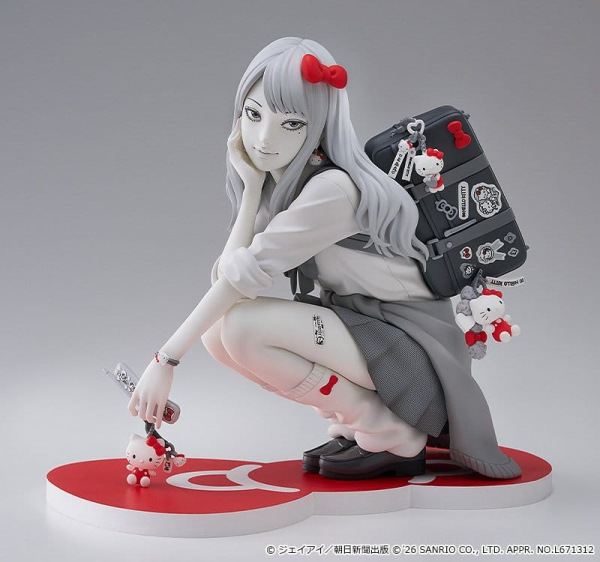 Junji Ito PVC Figure Gyaru Tomie x Hello Kitty 14 cm 6