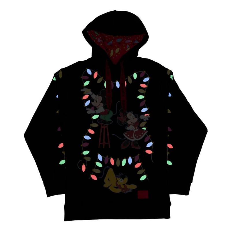 Disney by Loungefly hooded jacket Mickeys Light Up Decorations Size XXL