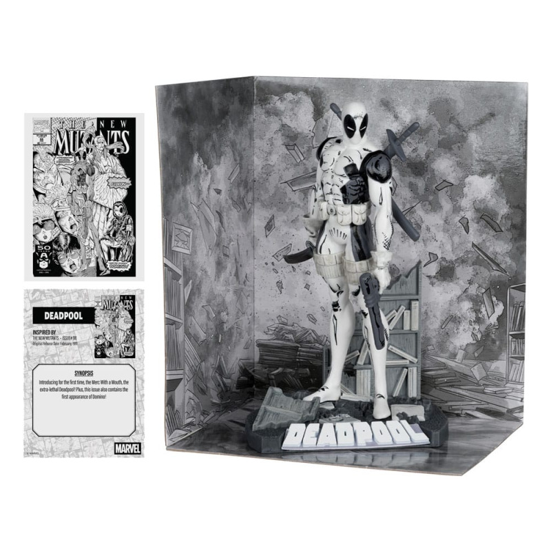 Marvel Collection PVC Statue 1/10 Deadpool (The New Mutants #98) (Line Art) (Gold Label) 17 cm 2