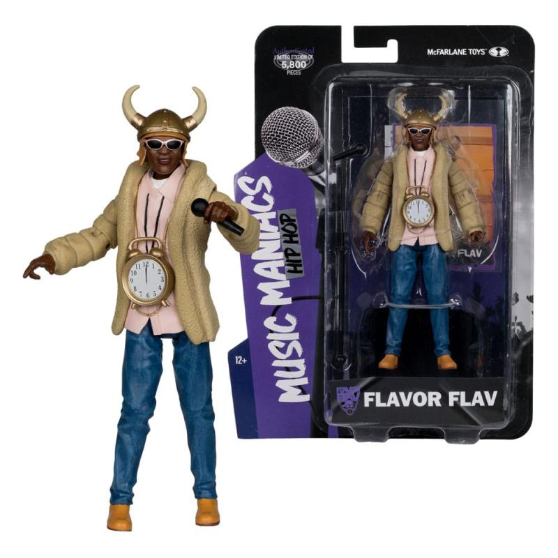 Music Maniacs Hip Hop Action Figure Flavor Flav 16 cm 3