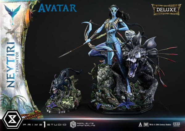 Avatar (Film) Real Elite Masterline Series Statue 1/4 Neytiri & Thanator Deluxe Bonus Version 75 cm 9