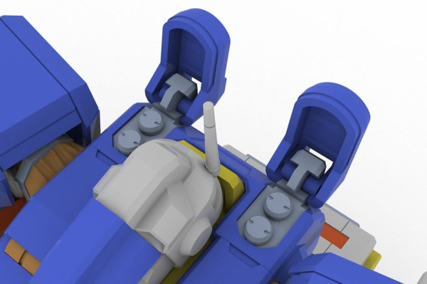 Wolf Fang Sky Fang 2001 Plastic Model Kit TYPE04 Shinryu 10 cm 6