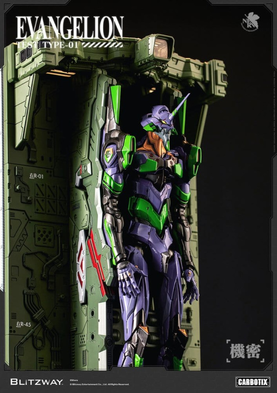 Evangelion Carbotix Action Figure Evangelion Unit-01 Test Type (DX Ver.) 33 cm 14