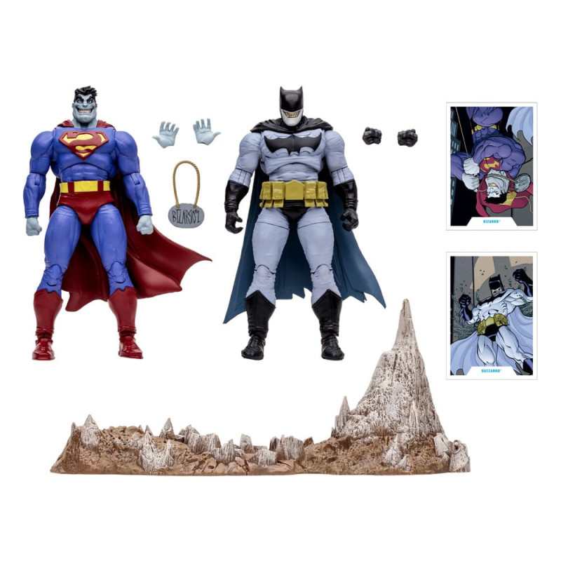 DC Multiverse Action Figure 2-Pack Bizarro & Batzarro 18 cm 1