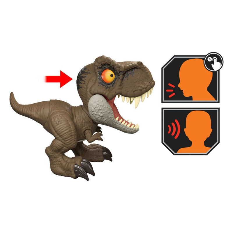 Jurassic World Action Figure with Sound Roar Command Tyrannosaurus Rex 16 cm 5