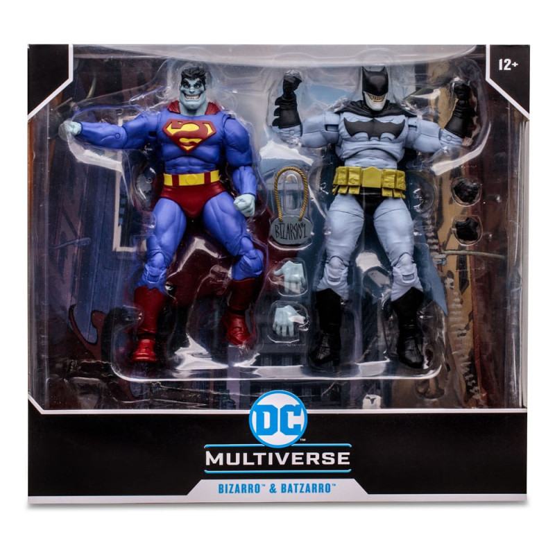 DC Multiverse Action Figure 2-Pack Bizarro & Batzarro 18 cm 13