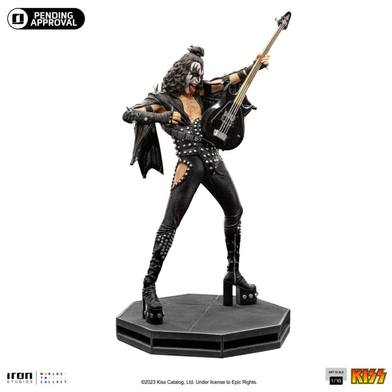 Kiss Art Scale Statue 1/10 Gene Simons Limited Edtition 26 cm 10