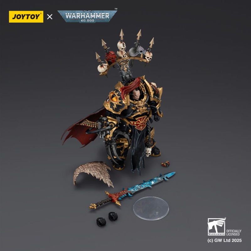 Warhammer 40,000 Action Figure Black Legion Abaddon the Despoiler with Drach'nyen and the Talo 16 c 5