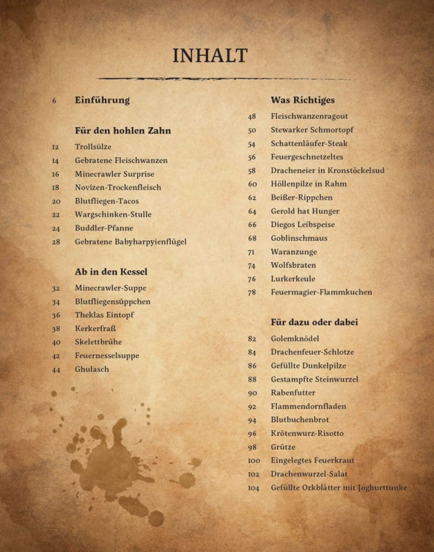 Gothic: The Official Cookbook *German Version* 1