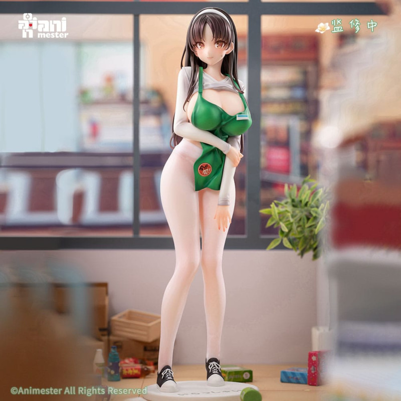 Original Character Statue 1/6 First Business! Mari Hanamiya the Gentle Shop Assistant illustration b 5