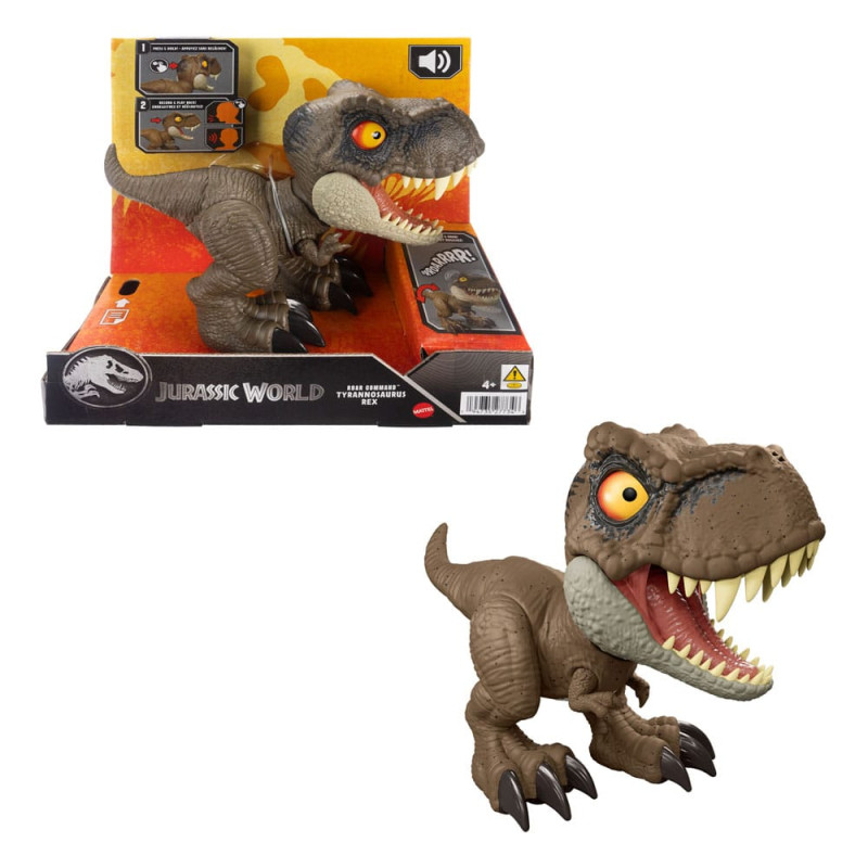 Jurassic World Action Figure with Sound Roar Command Tyrannosaurus Rex 16 cm 2