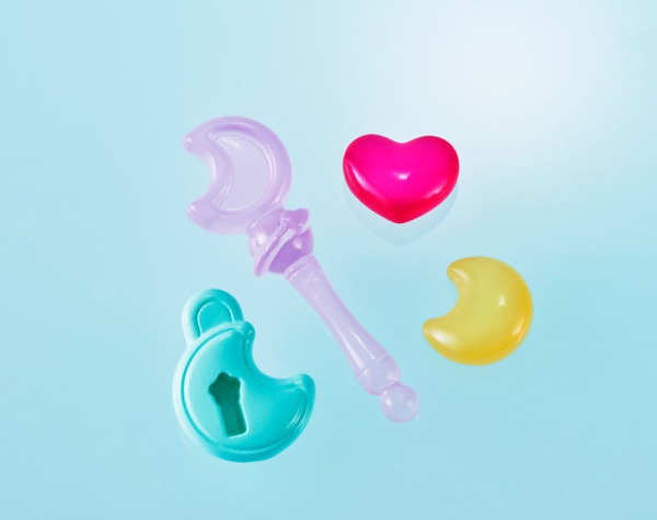 Magical Sisters Lulutto Lilly Proplica Replica Moontoneoneon & GlassHeart DreamPact Set 25 cm 8