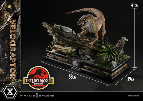 Jurassic Park II Legacy Museum Collection Statue 1/6 Velociraptor 41 cm 6