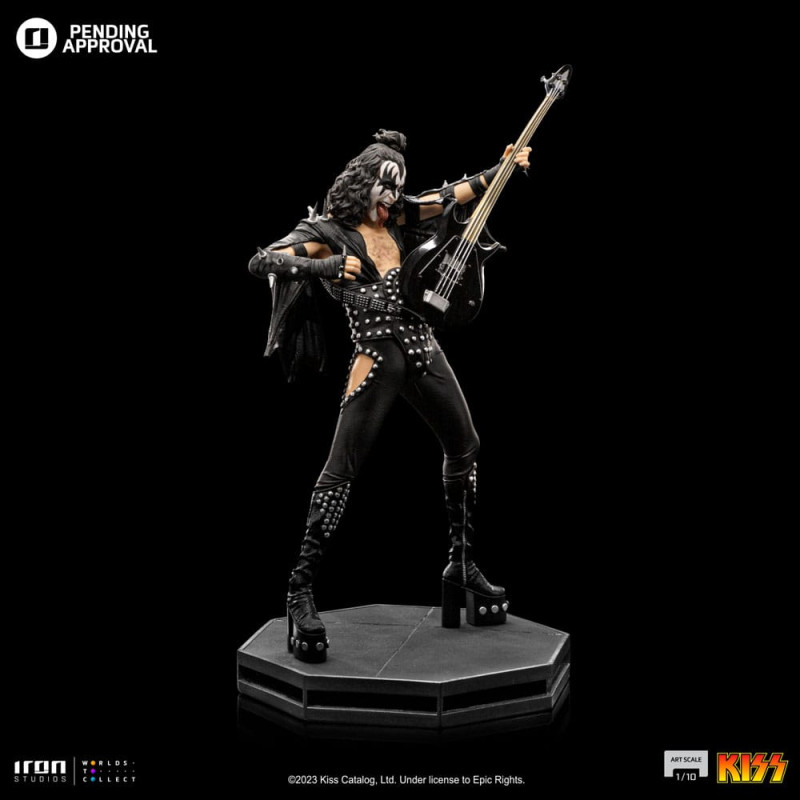 Kiss Art Scale Statue 1/10 Gene Simons Limited Edtition 26 cm 1
