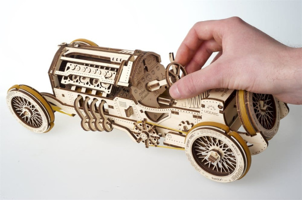 Ugears 3D Wooden Puzzle U-9 Grand Prix Car 13