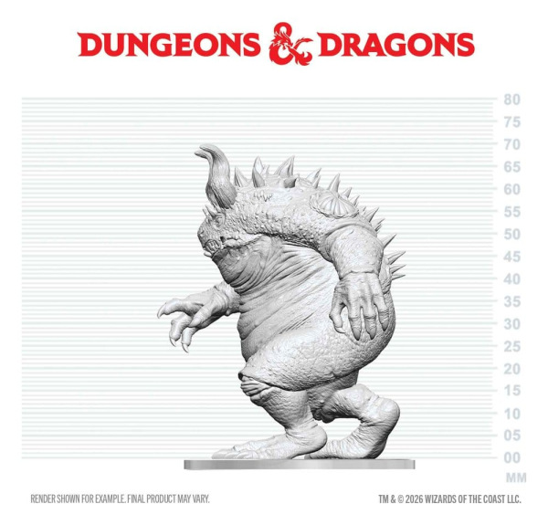 Dungeons & Dragons Nolzur's Marvelous Miniatures Unpainted Miniature Hezrou 17 cm 3