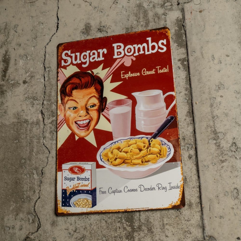Fallout Metal Sign Sugar Bombs 1