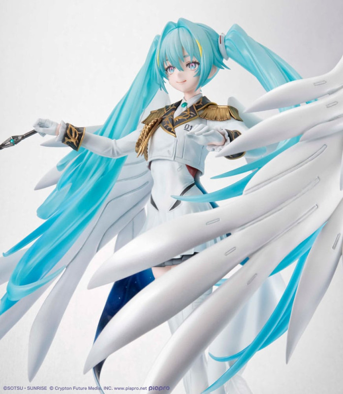 Mobile Suit Gundam x Hatsune Miku Lucrea PVC Statue Hatsune Miku x Wing Gundam Zero EW 45th Annivers 6