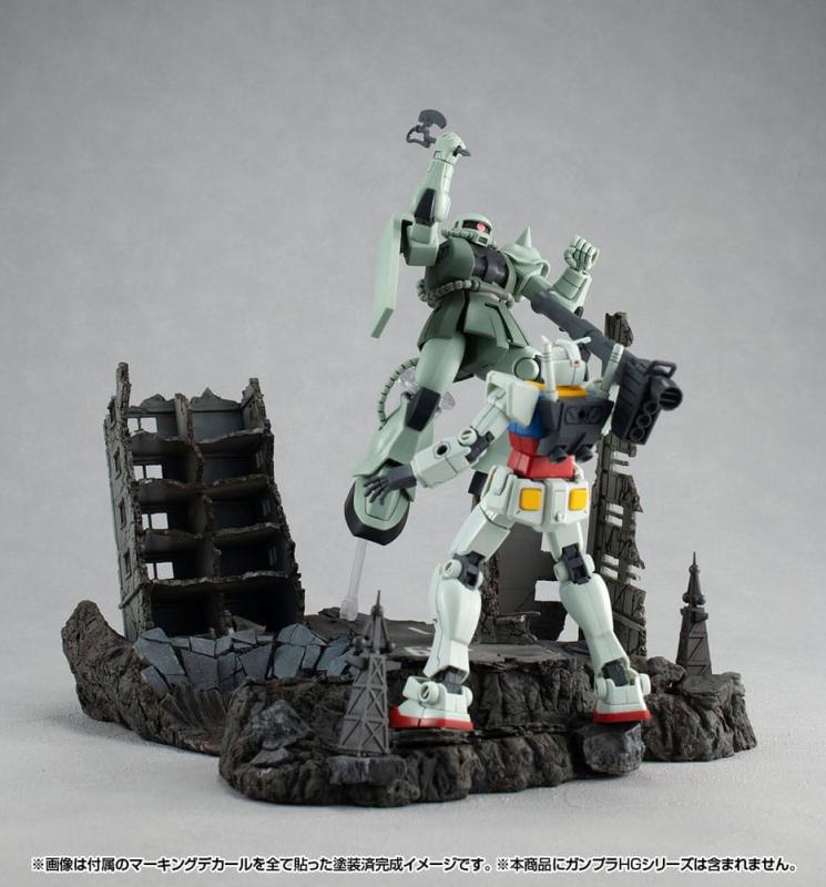 Mobile Suit Gundam Realistic Model Series Diorama G Structure GS02M The abandoned buildings in New Y