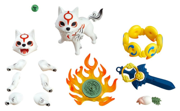 Okami Nendoroid Action Figure Amaterasu DX Ver. 10 cm 1