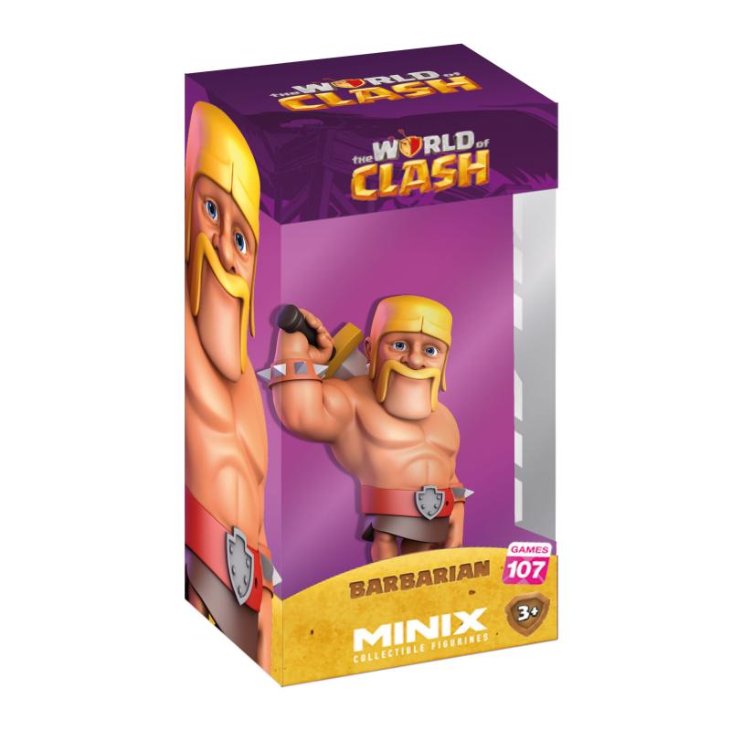 The World of Clash Minix Figure Clash of Clans Barbarian 12 cm 1