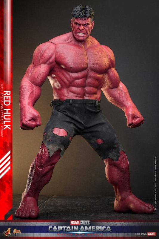 Captain America: Brave New World Movie Masterpiece Action Figure 1/6 Red Hulk 47 cm 9