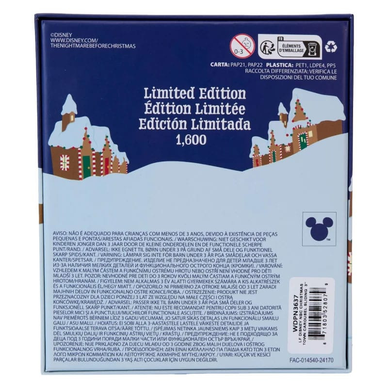 Nightmare Before Christmas by Loungefly Enamel 3" Pins Christmas Town Carousel 3" Limited Edition 8 1