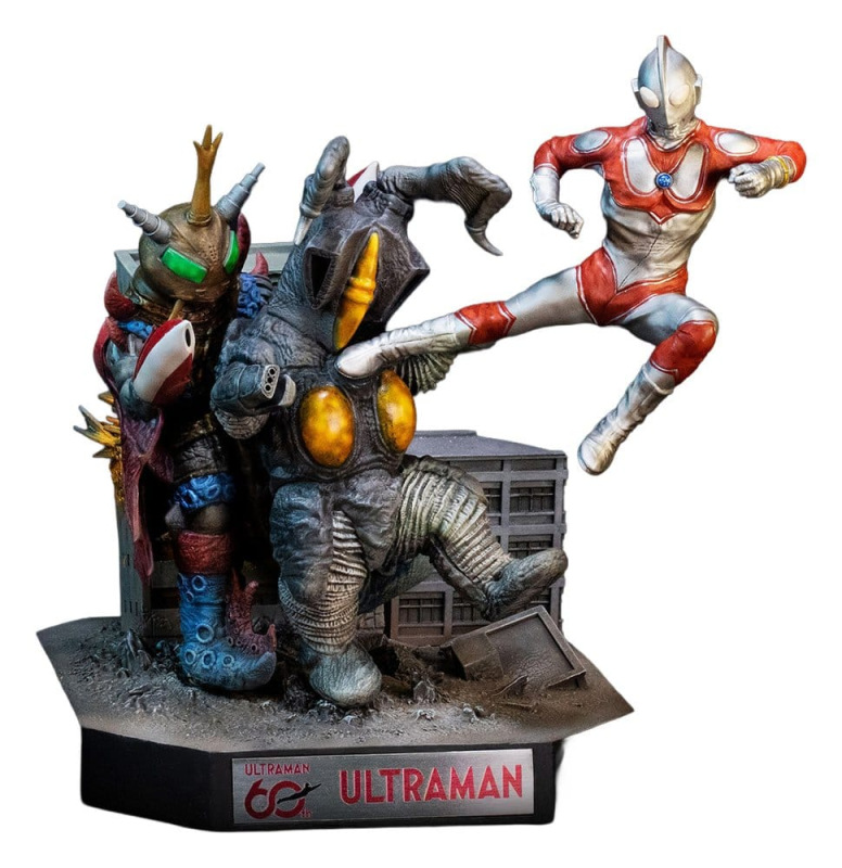 Return of Ultraman Diorama Statue 1/8 Ultraman Jack vs Zetton II & Alien Bat Battle scene 25 cm