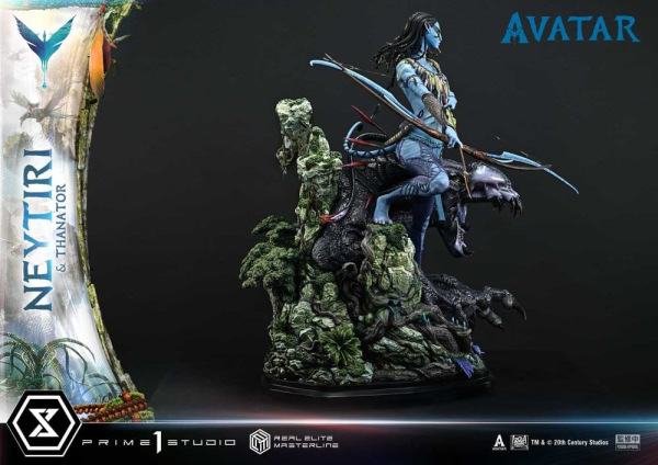 Avatar (Film) Real Elite Masterline Series Statue 1/4 Neytiri & Thanator Deluxe Bonus Version 75 cm 11