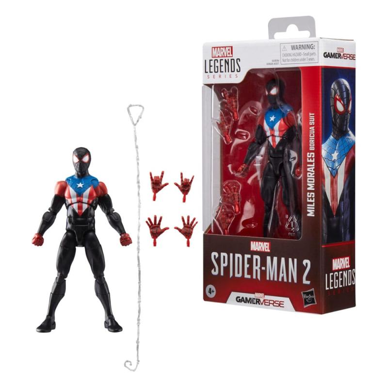 Spider-Man 2 Marvel Legends Gamerverse Action Figure Miles Morales (Boricua Suit) 15 cm 2