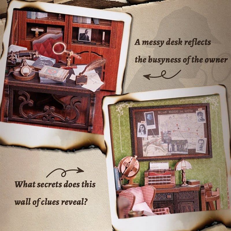 Book Nook Rose Detective Agency 23 x 11 cm 10