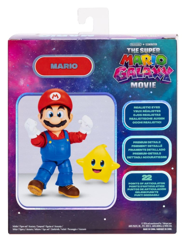 The Super Mario Galaxy Movie Action Figure Mario 13 cm 4