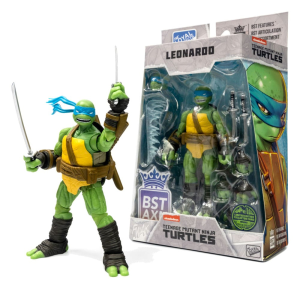 Teenage Mutant Ninja Turtles BST AXN Action Figure Leonardo (IDW Comics) 13 cm 5