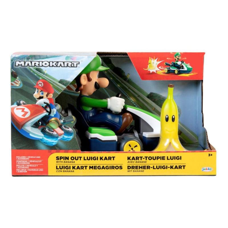 Super Mario Kart Vehicles Spin Out Assortment (6)